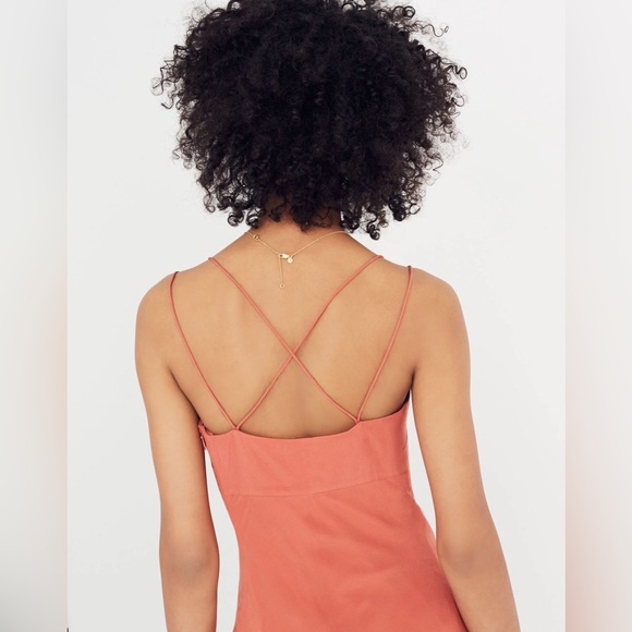🆕(NWT) MADEWELL Silk Slip Dress in “Spiced Rose”. Size US 4 - Picture 2 of 6